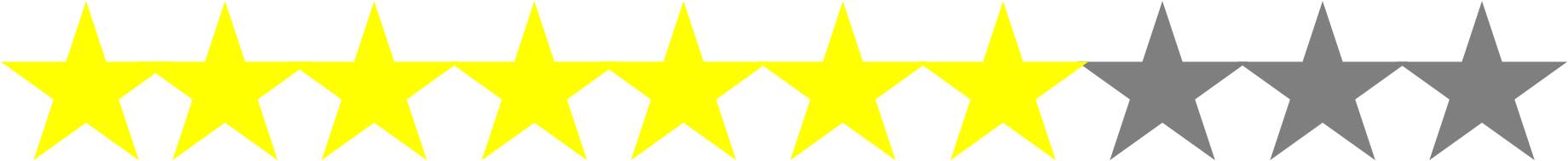 Image result for 7 out of 10 star